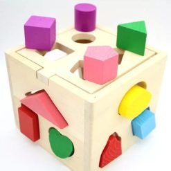 Wooden Fifteen Hole Shape Intelligent Box