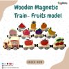 Magnetic Wooden Train With Fruits