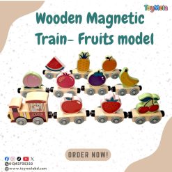 Magnetic Wooden Train With Fruits