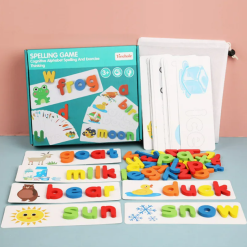 Wooden Alphabet Spelling Game