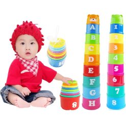Colorful Stacking fun cups