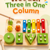 Wooden Three in one Column