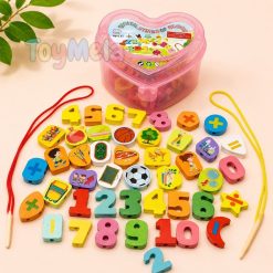 Wooden Lacing bead
