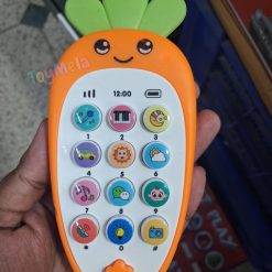 Carrot-Shaped Musical Learning Phone Toy